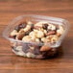 Placon 8 oz. Square Recycled PET Deli Container - 400/Case