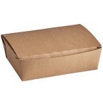 Fold-Pak 03BPDINEEM Bio-Plus Dine Kraft Microwavable Paper #3 Take-Out Container 7 3/4 Fold-Pak 03BPDINEEM Bio-Plus Dine Kraft Microwavable Paper #3 Take-Out Container 7 3/4