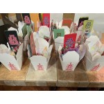 Fold-Pak 16WHPAGODM 16 oz. Pagoda Chinese / Asian Paper Take-Out Container with Wire Handle - 500/Case