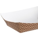 Carnival King #200 2 lb. Cornerstone Paper Food Tray - 1,000/Case Carnival King #200 2 lb. Cornerstone Paper Food Tray - 1,000/Case