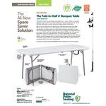 National Public Seating BMFIH3072 Fold-In-Half 30