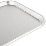 Vollrath 80150 Oblong Stainless Steel Serving / Display Tray - 15 1/8