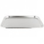 Vollrath 80150 Oblong Stainless Steel Serving / Display Tray - 15 1/8