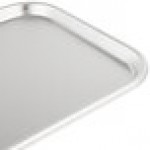 Vollrath 80150 Oblong Stainless Steel Serving / Display Tray - 15 1/8