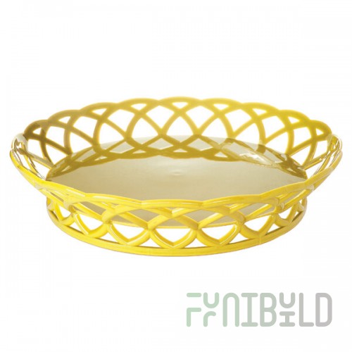 GET RB-860-TY Tropical Yellow Round 10 1/2