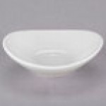 Tuxton AMU-411 Napa AlumaTux 1.5 oz. Pearl White (European White) China Ramekin - 24/Case