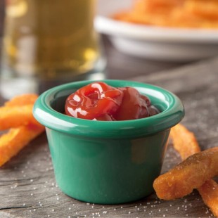 Carlisle S27509 1.5 oz. Green Smooth Melamine Ramekin - 48/Case Carlisle S27509 1.5 oz. Green Smooth Melamine Ramekin - 48/Case
