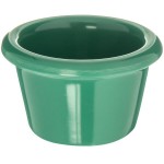 Carlisle S27509 1.5 oz. Green Smooth Melamine Ramekin - 48/Case