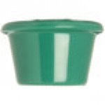 Carlisle S27509 1.5 oz. Green Smooth Melamine Ramekin - 48/Case