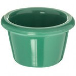 Carlisle S27509 1.5 oz. Green Smooth Melamine Ramekin - 48/Case
