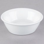 Libbey BW-003 Chef's Selection II 1 oz. Ultra Bright White Porcelain Micro Ramekin - 36/Case