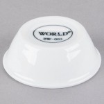Libbey BW-003 Chef's Selection II 1 oz. Ultra Bright White Porcelain Micro Ramekin - 36/Case