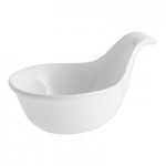 Acopa 2.5 oz. Bright White Fluted Porcelain Ramekin - 12/Pack