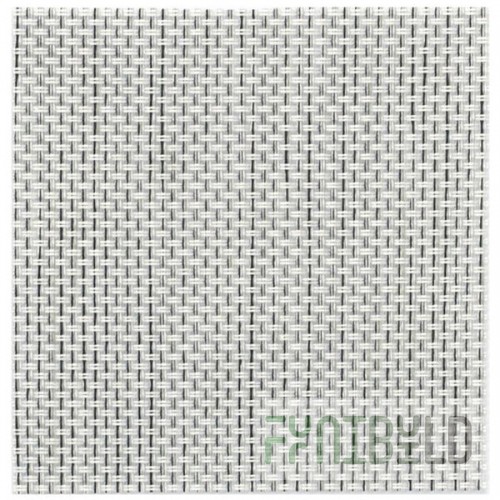 Front of the House Metroweave Gray Woven Vinyl Coaster - 12/Pack