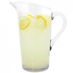Front of the House Drinkwise Plastic Lid with Handle for 3 Qt. Pitcher