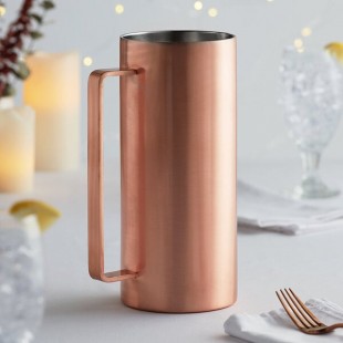 GET MM-160-BCPR/SS 51 oz. Brushed Double Wall Copper Pitcher GET MM-160-BCPR/SS 51 oz. Brushed Double Wall Copper Pitcher