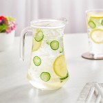 Acopa 34 oz. Glass Pitcher with High Pour Lip - 6/Case Acopa 34 oz. Glass Pitcher with High Pour Lip - 6/Case