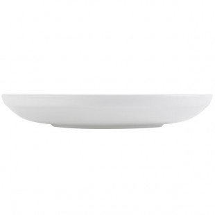 CAC SAL-3 Clinton 62 oz. Super Bright White Rolled Edge Porcelain Salad Bowl - 12/Case CAC SAL-3 Clinton 62 oz. Super Bright White Rolled Edge Porcelain Salad Bowl - 12/Case