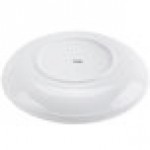 CAC SAL-3 Clinton 62 oz. Super Bright White Rolled Edge Porcelain Salad Bowl - 12/Case