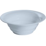 TableCraft CW3120GY 10 Qt. Gray Cast Aluminum Wide Rim Salad Bowl