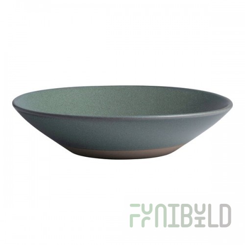 Maham Studio Carnaby from Steelite International 1 qt. Round Teal Stoneware Bowl - 24/Case