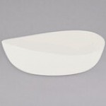 GET B-192-AW Osslo 6 Qt. Ivory (American White) Oval Melamine Bowl - 3/Case