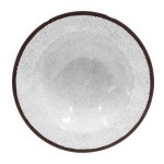 Elite Global Solutions DB8M-W Mojave Vintage California 18 oz. White Crackle Round Melamine Bowl - 6/Case Elite Global Solutions DB8M-W Mojave Vintage California 18 oz. White Crackle Round Melamine Bowl - 6/Case