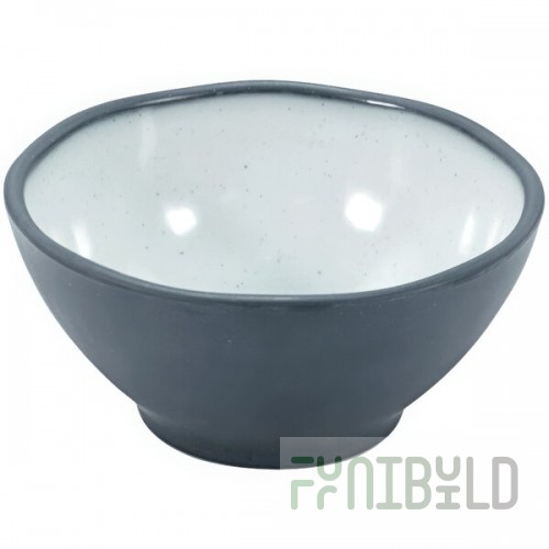 Dalebrook Marl from Global Tableware Collective 28 oz. Steel Blue Melamine Bowl - 6/Case