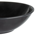 Vollrath 52861 12 oz. Black Melamine Round Serving Bowl