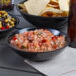 Vollrath 52861 12 oz. Black Melamine Round Serving Bowl