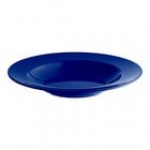 Acopa Foundations 16 oz. Green Wide Rim Melamine Pasta Bowl - 12/Pack