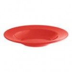 Acopa Foundations 16 oz. Green Wide Rim Melamine Pasta Bowl - 12/Pack