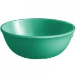 Acopa Foundations 16 oz. Green Wide Rim Melamine Pasta Bowl - 12/Pack