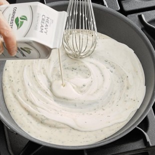 1 Qt. Grade A Ultra-Pasteurized 40% Heavy Cream - 12/Case
