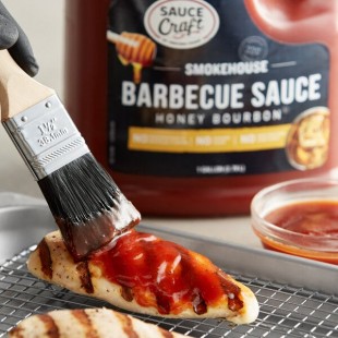 Sauce Craft Honey Bourbon BBQ Sauce 1 Gallon - 2/Case