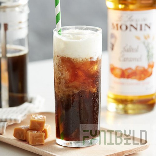 Monin Premium Salted Caramel Flavoring Syrup 750 mL