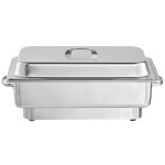 Acopa 14 Qt. Full Size Stainless Steel Electric Chafer - 120V, 1000W