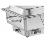 Acopa 14 Qt. Full Size Stainless Steel Electric Chafer - 120V, 1000W