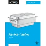 Acopa 14 Qt. Full Size Stainless Steel Electric Chafer - 120V, 1000W