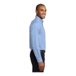 Port Authority S608 Unisex Customizable Light Blue / Light Stone Long Sleeve Wrinkle-Resistant Easy-Care Dress Shirt - 3X