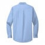 Port Authority S608 Unisex Customizable Light Blue / Light Stone Long Sleeve Wrinkle-Resistant Easy-Care Dress Shirt - 3X