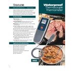 Taylor 9405 Waterproof Thermocouple Thermometer - Type-K with Probe, -40 to 500 Degrees Fahrenheit Taylor 9405 Waterproof Thermocouple Thermometer - Type-K with Probe, -40 to 500 Degrees Fahrenheit