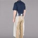 San Jamar 614DVA Clear 12 Mil Vinyl Dishwasher Apron - 43 San Jamar 614DVA Clear 12 Mil Vinyl Dishwasher Apron - 43