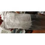 San Jamar 614DVA Clear 12 Mil Vinyl Dishwasher Apron - 43 San Jamar 614DVA Clear 12 Mil Vinyl Dishwasher Apron - 43