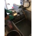 San Jamar 614DVA Clear 12 Mil Vinyl Dishwasher Apron - 43 San Jamar 614DVA Clear 12 Mil Vinyl Dishwasher Apron - 43
