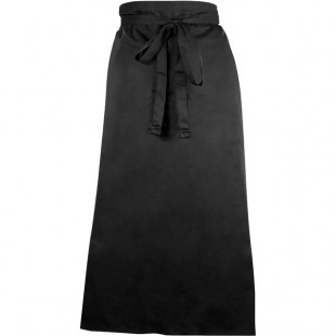 Mercer Culinary M61130BK Genesis® Black Poly-Cotton Bistro Apron - 33