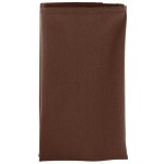 Intedge Brown 65/35 Polycotton Blend Cloth Napkins, 20