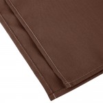 Intedge Brown 65/35 Polycotton Blend Cloth Napkins, 20