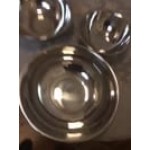 Vollrath 3 Piece Standard Weight Stainless Steel Mixing Bowl Set - 3/Set