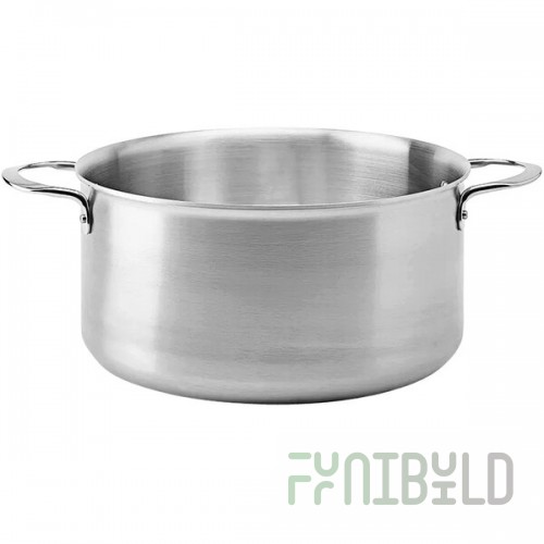 de Buyer Alchimy 2.6 Qt. Tri-Ply Stainless Steel Sauce Pot 3605.20